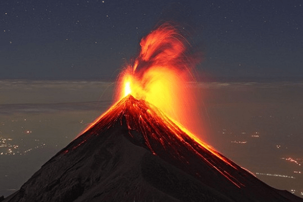 Guatemala volcanic exploision