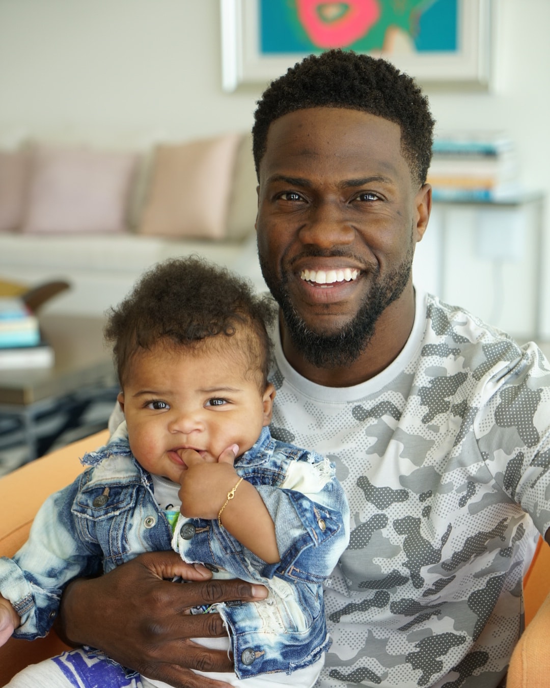 Kevin Hart with his son Kenzo Kash Hart