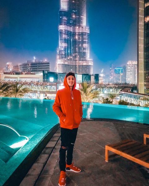 Molly Eskam's millionaire boyfriend FaZe Rug spending his time in Dubai.