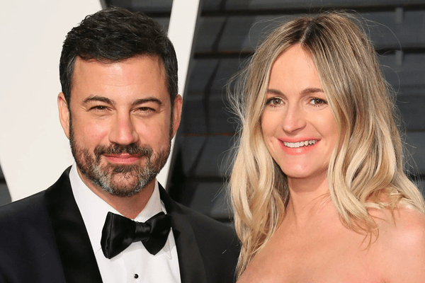 Molly McNearney with her husband Jimmy Kimmel
