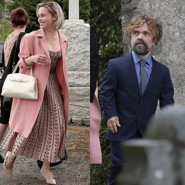 Peter Dinklage and Emilia Clarke