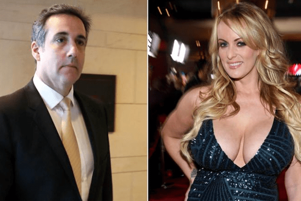 Stormy Daniels and Michael Cohen