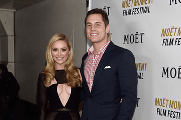 A picture of Tyler Konney with his girlfriend Greer Grammer