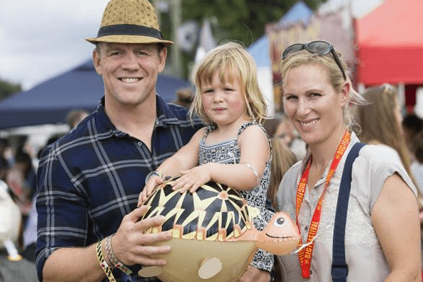 Daughter of Princess Anne & Queen Elizabeth II's great granddaughter Zara Tindall & Mike Tindall