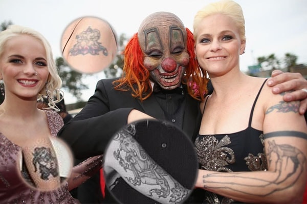 Slipknot’s “Clown” Shawn Crahan’s Wife Chantel Crahan’s Tattoos and It’s Meaning