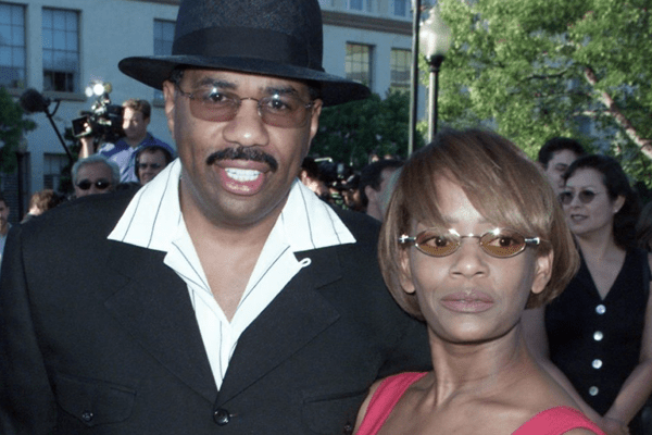 Steve Harvey and his ex-wife Mary Lee Harvey who sued him for $60 million for soul murdering.