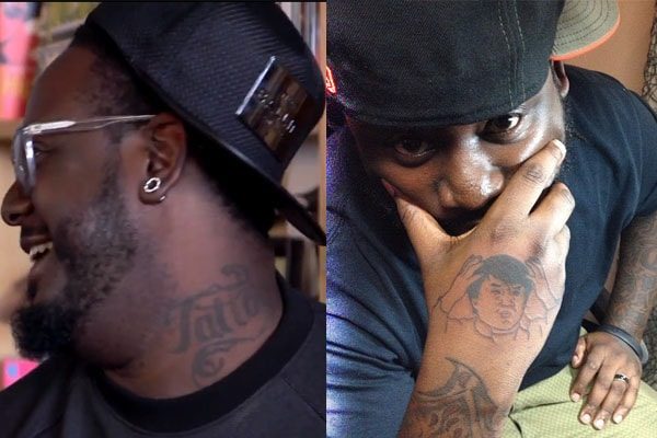 Rapper T-Pain's tattoos