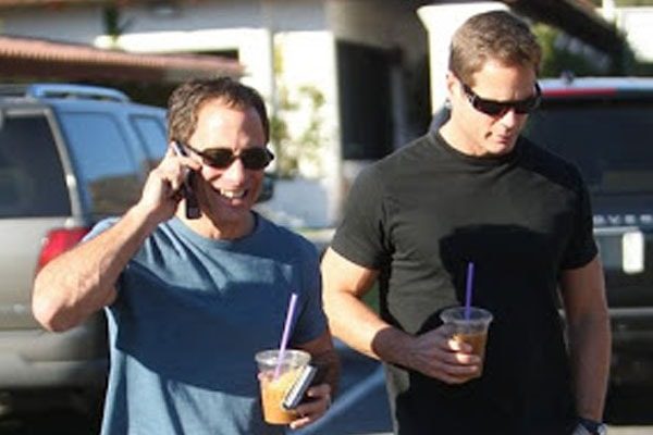Harvey Levin and Partner Andy Meur hanging out.