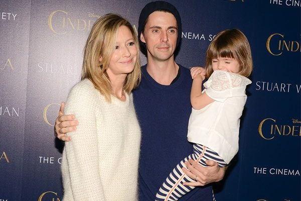 Sophie with husband and daughter