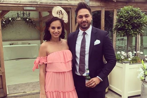 Becky Miesner with her Fiance Mario Falcone