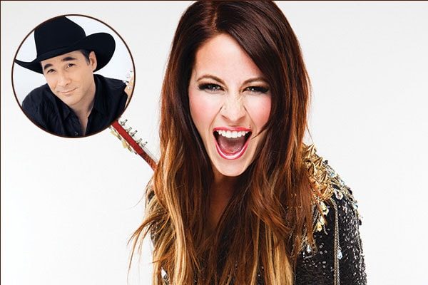 Chelsea Bain and father Clint Black