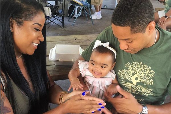 Toya Wright With Daughter Reign