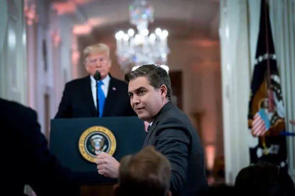 Trump threatens White House may take press passes away