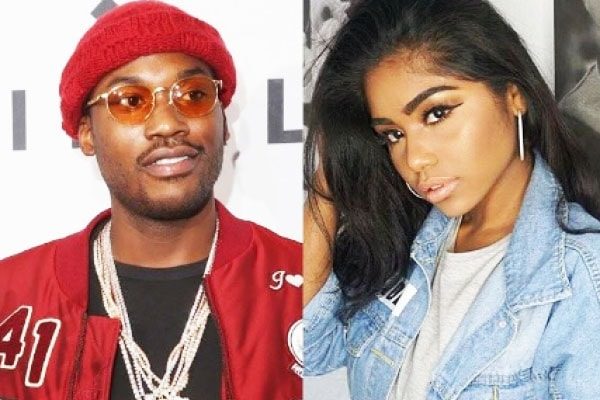 American rapper Meek Mill and his girlfriend, Nessa Colombiana