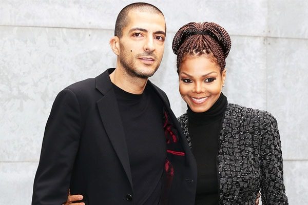 Wissam al Mana with his wife Janet Jackson.