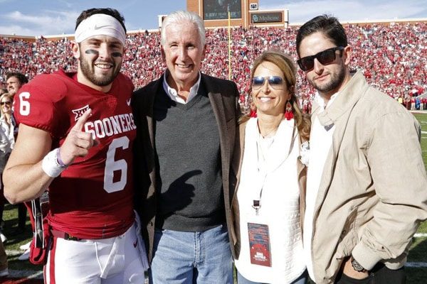 Baker Mayfield and his family.