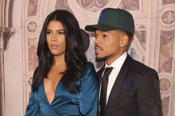 Chance the Rapper and his fiance Kirsten Corley