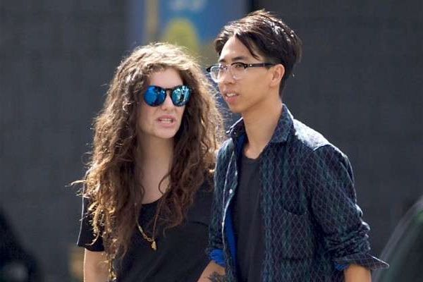 Lorde with her ex boyfriend, James Lowe