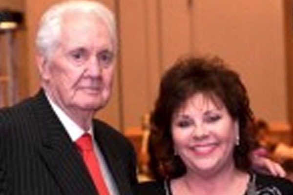Pat Summerall and his wifecherilyn Burns