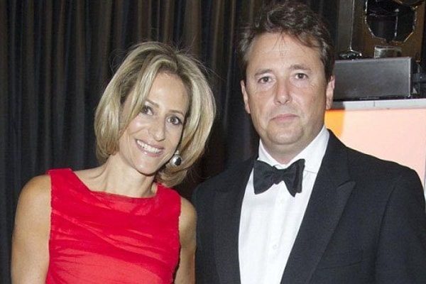 Emily Maitlis and her husband Mary Gwynne