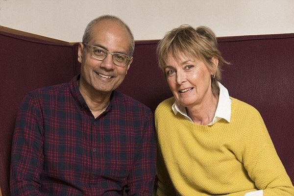 George Alagiah and Frances are married