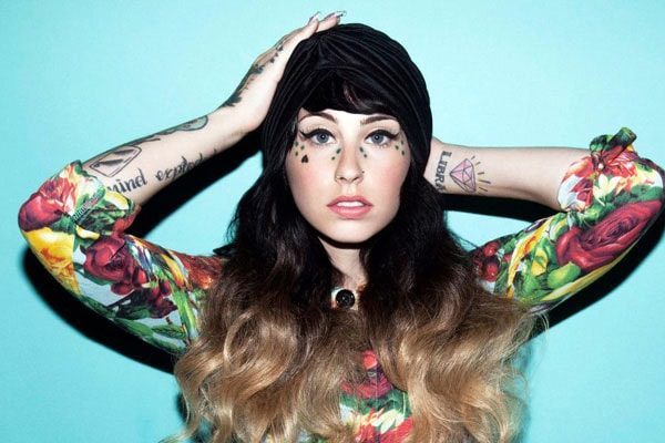 Rapper and singer Kreayshawn