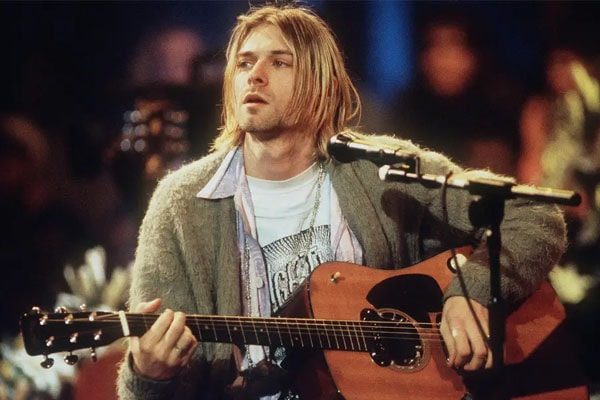 Nirvana's singer Kurt Cobain