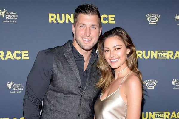 Tim Tebow and Demi-Leigh Nel-Peter