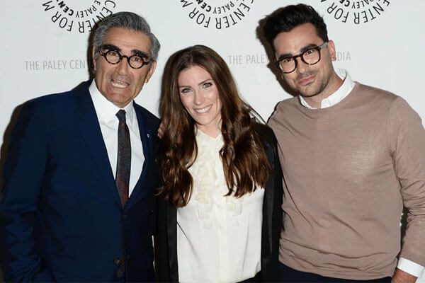 Eugene Levy with children Daniel, Levy, Sarah Levy