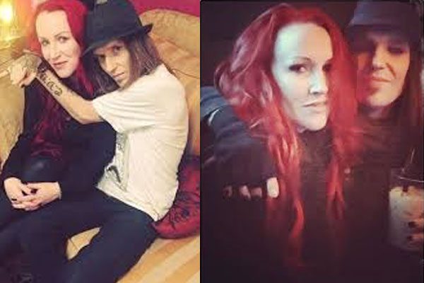 Alexi Laiho and his girlfriend Kelli Wright