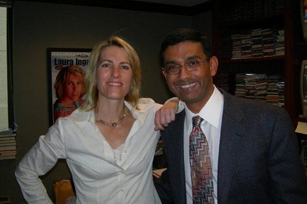 Laura Ingraham and Dinesh D'Souza