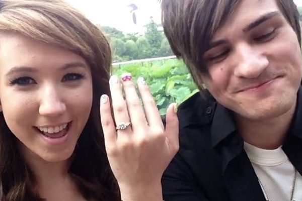 The former couple Anthony Padilla and Kalel Cullen, engaged and seperated