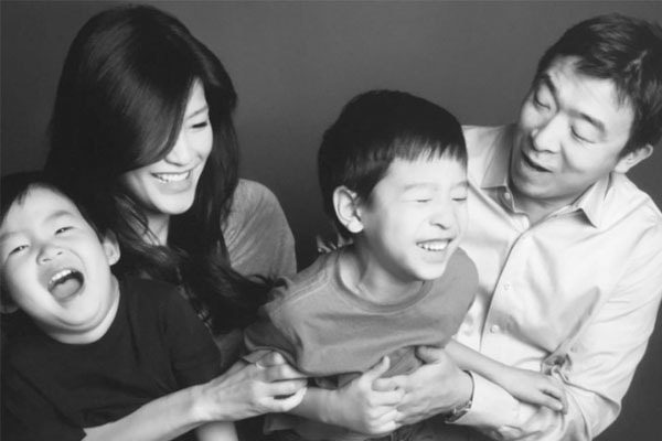 Andrew Yang's wife and Children
