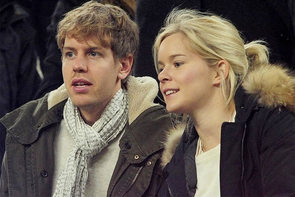Sebastian Vettel with Hanna Prater