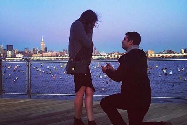 Ashley Holmes and Peter Malleo's engagement