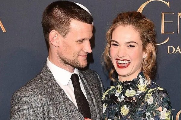 Lily James and Matt Smith