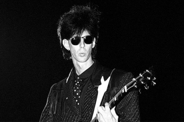 Ric Ocasek during one of his concerts